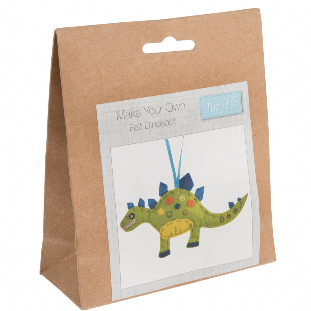 Felt Christmas Decoration Kit, Dinosaur
