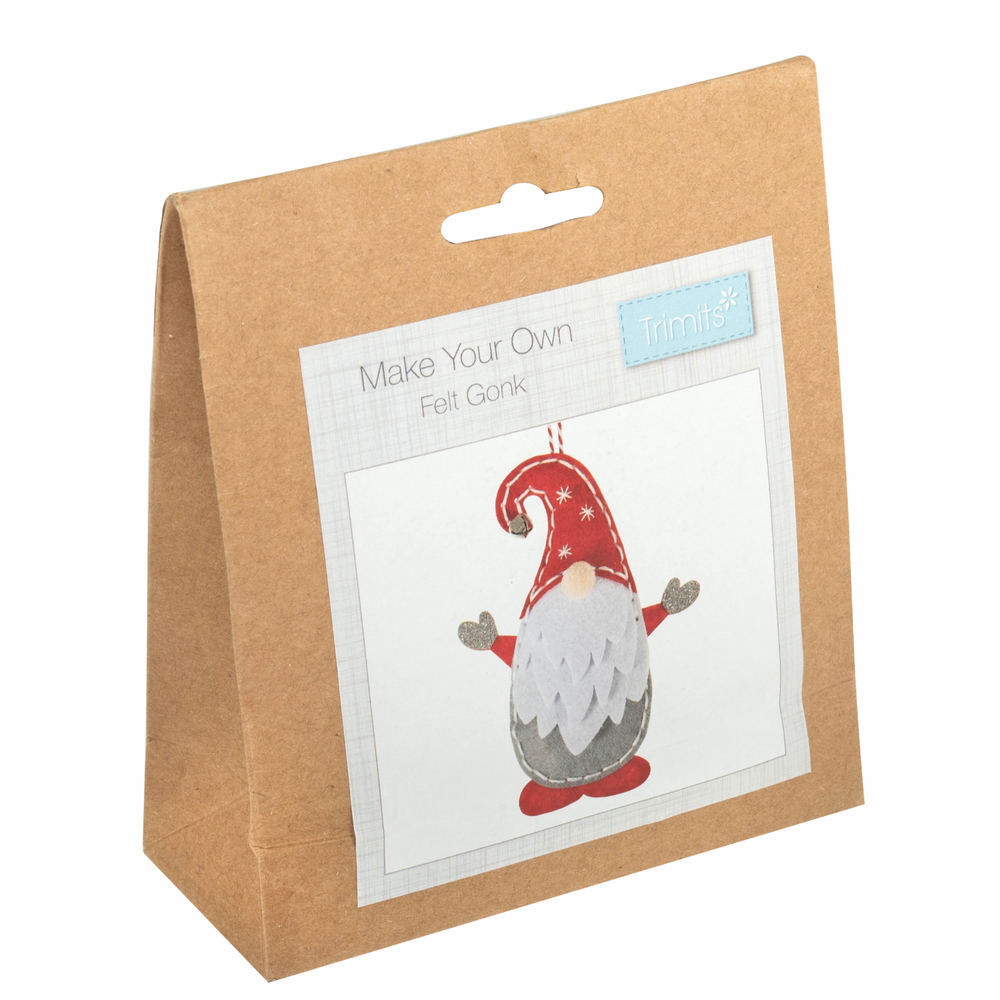 Felt Christmas Decoration Kit, Gonk