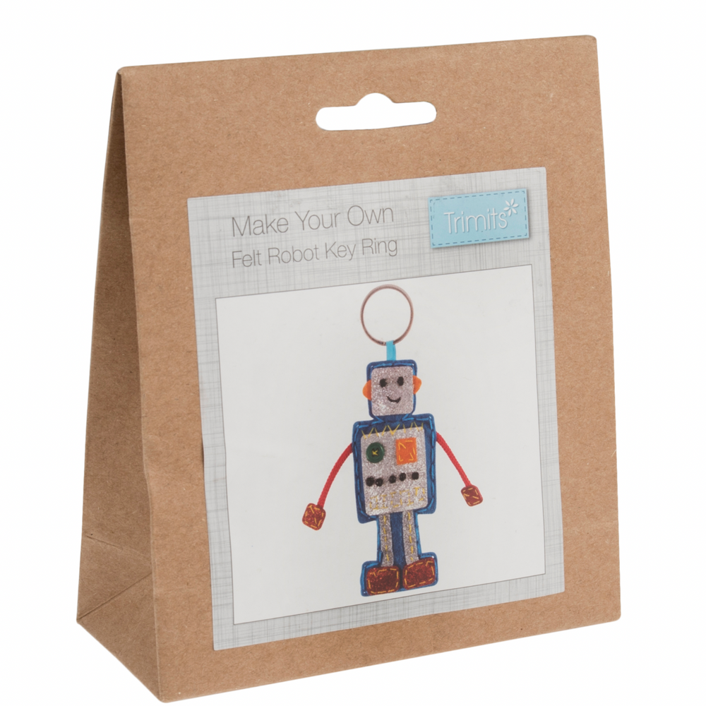 Felt Christmas Decoration Kit, Robot