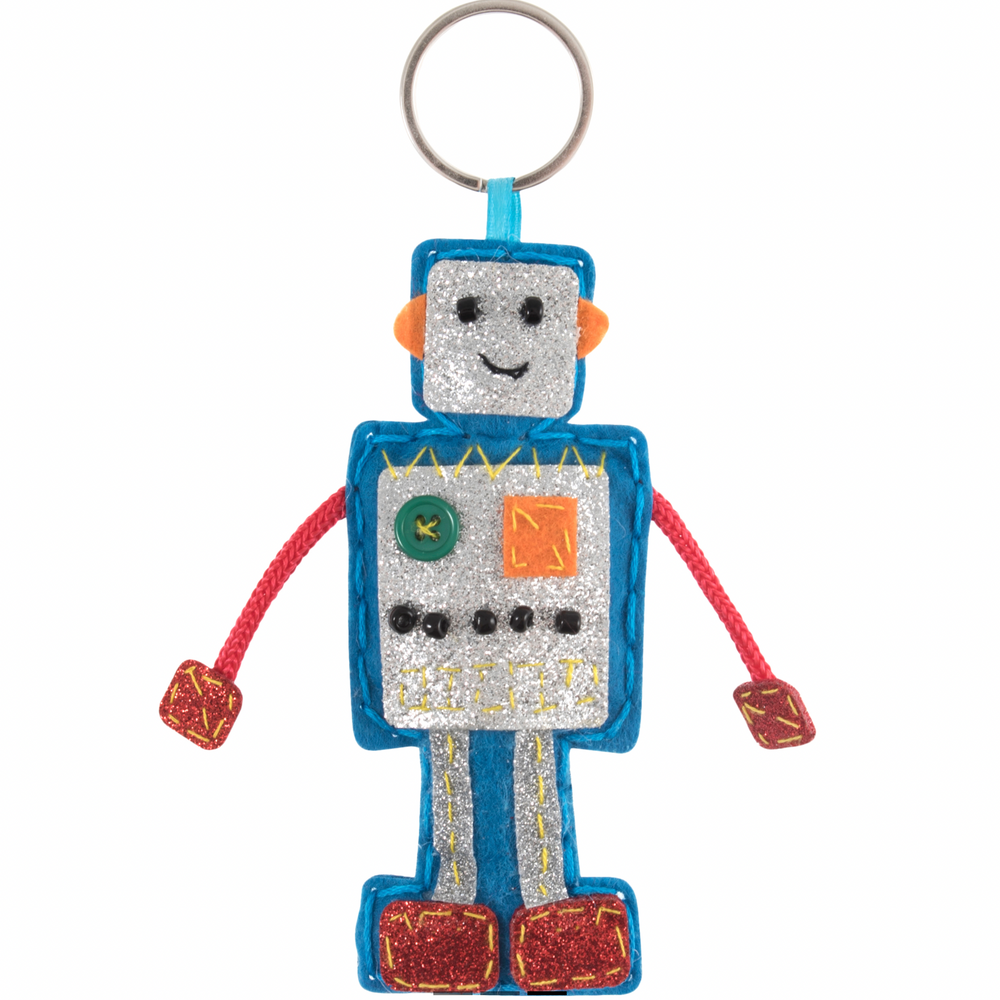 Felt Christmas Decoration Kit, Robot