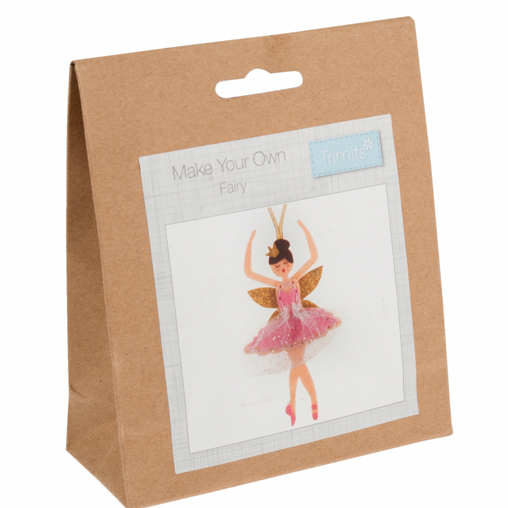 Felt Christmas Decoration Kit, Dancing Fairy