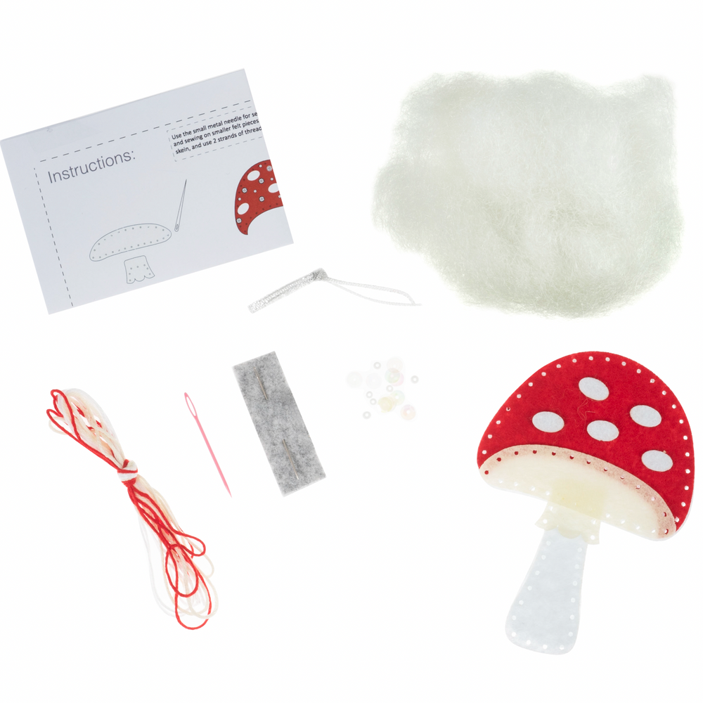 
                      
                        Felt Christmas Decoration Kit, Toadstool
                      
                    