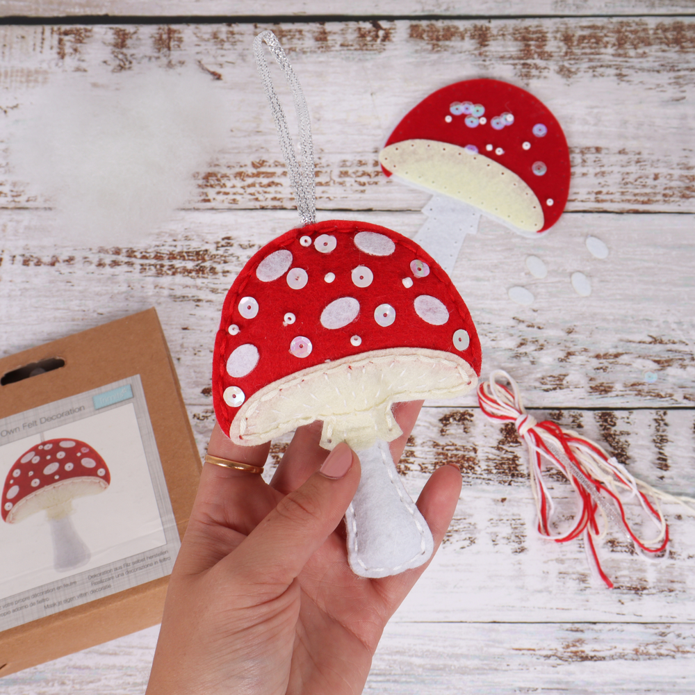 
                      
                        Felt Christmas Decoration Kit, Toadstool
                      
                    