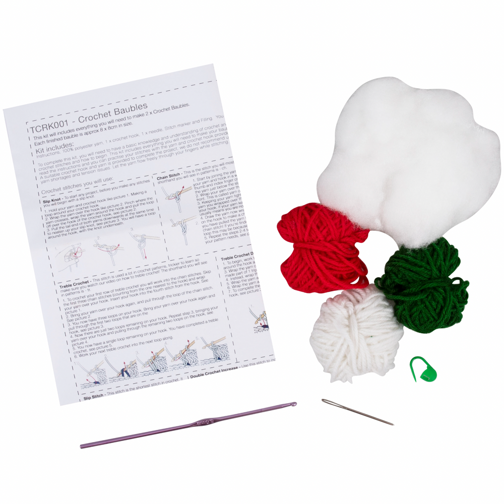 
                      
                        2 x Crochet Baubles Kit
                      
                    