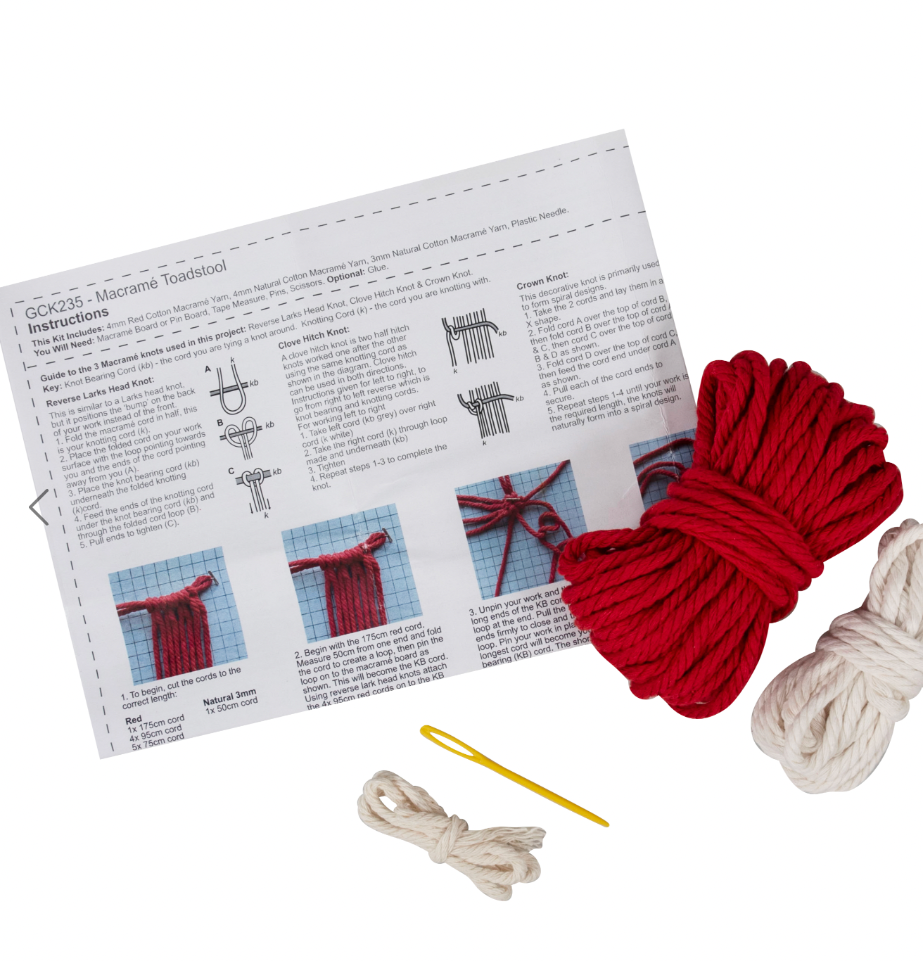 Macrame Kit, Toadstool