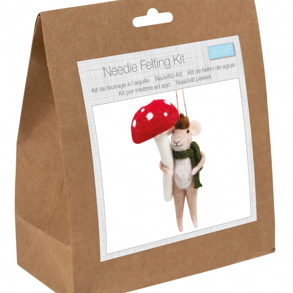 
                      
                        Needle Felting Kit: Woodland Mouse with Toadstool
                      
                    