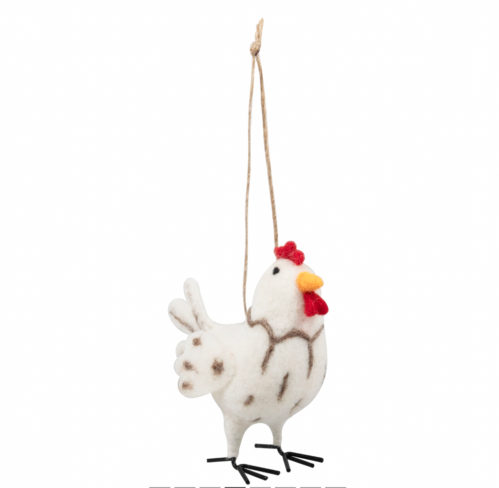 Needle Felting Kit: Chicken Decoration