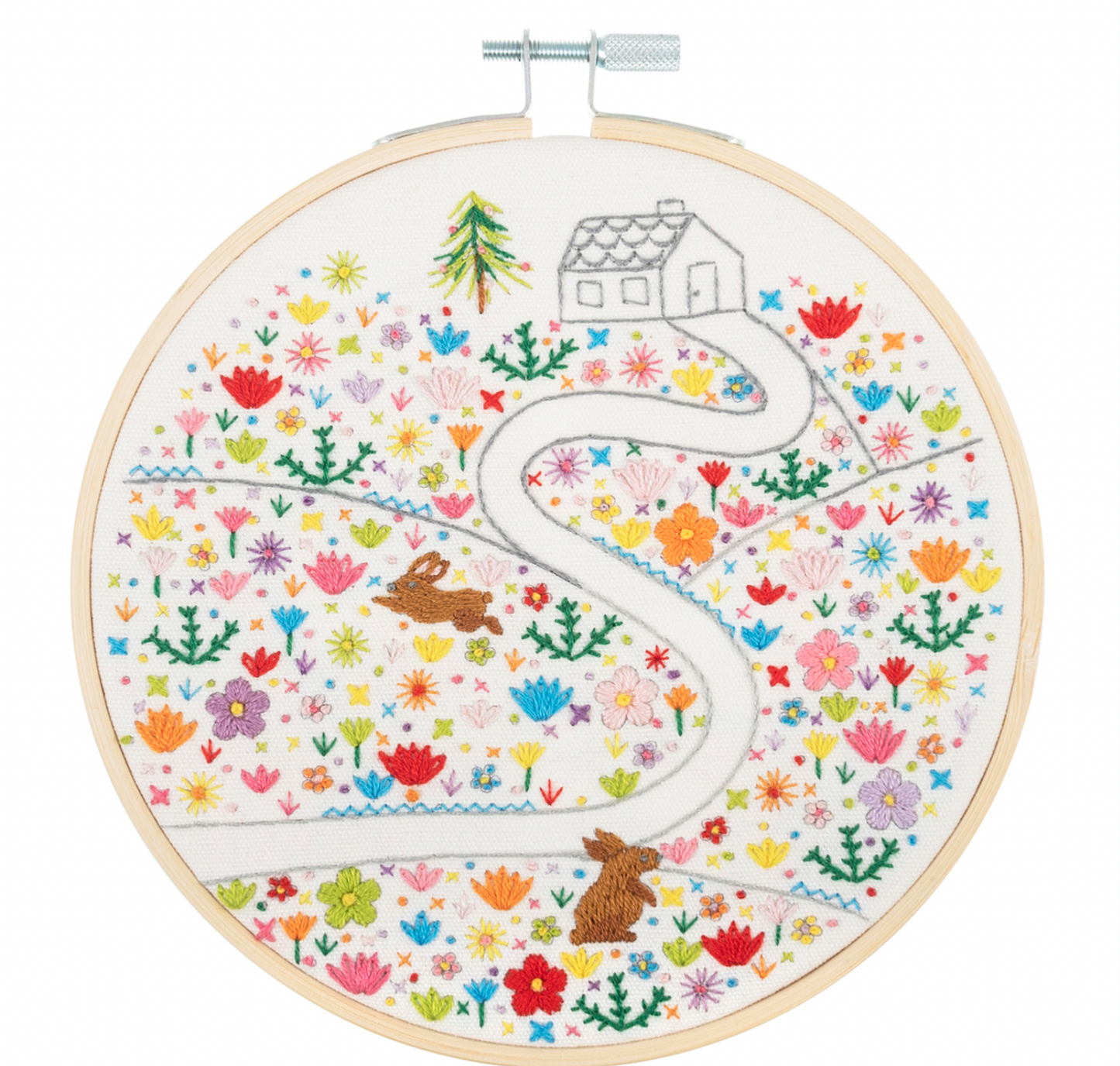 Trimits Floral Journey Embroidery Kit