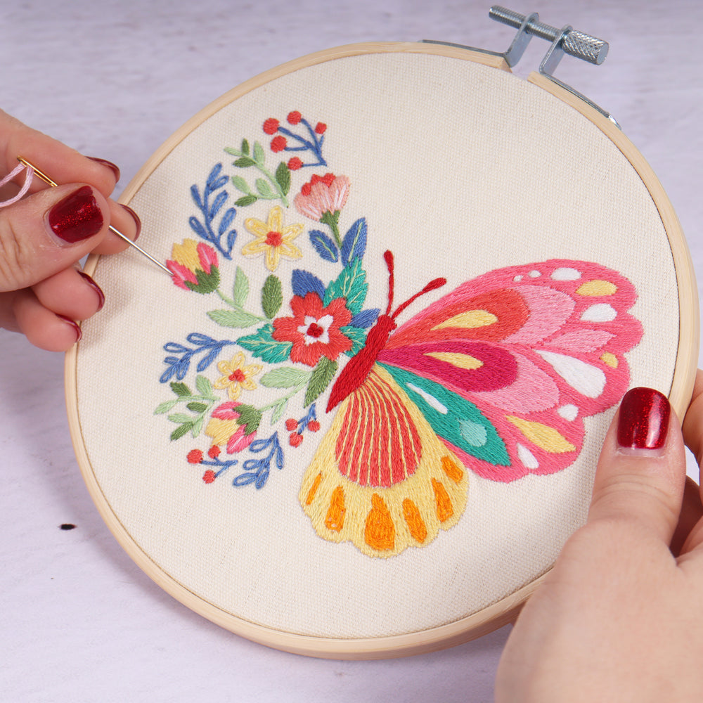 
                      
                        Embroidery Kit with Hoop: Butterfly
                      
                    