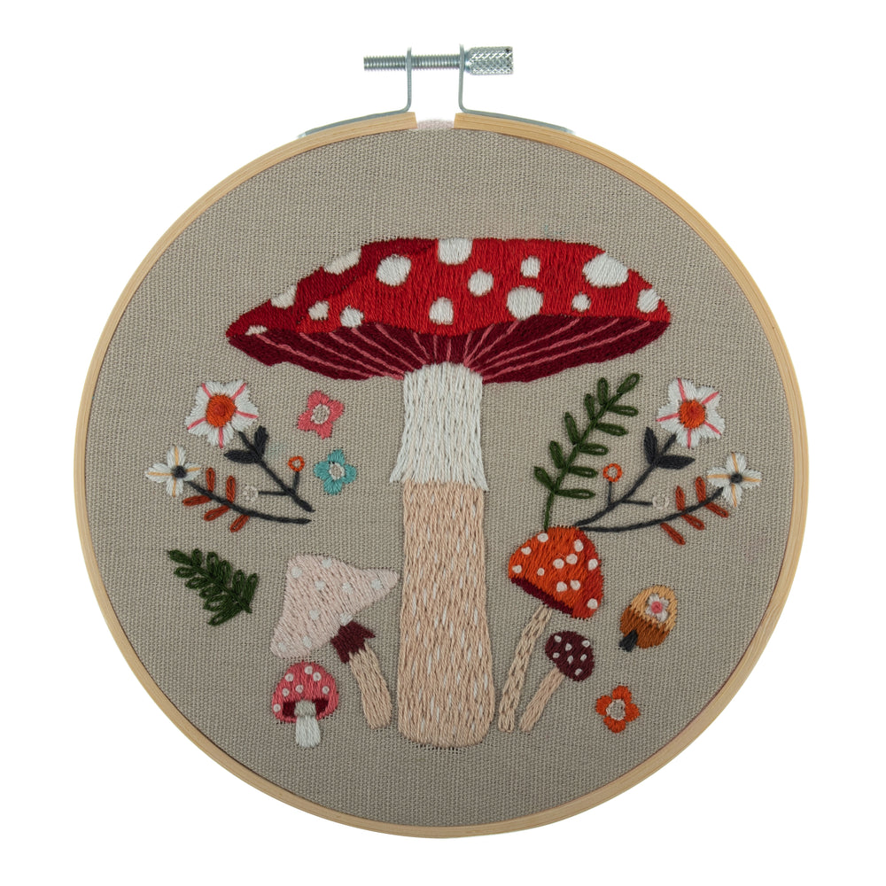 
                      
                        Embroidery Kit with Hoop: Toadstool
                      
                    