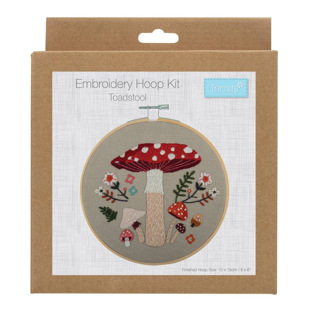 
                      
                        Embroidery Kit with Hoop: Toadstool
                      
                    