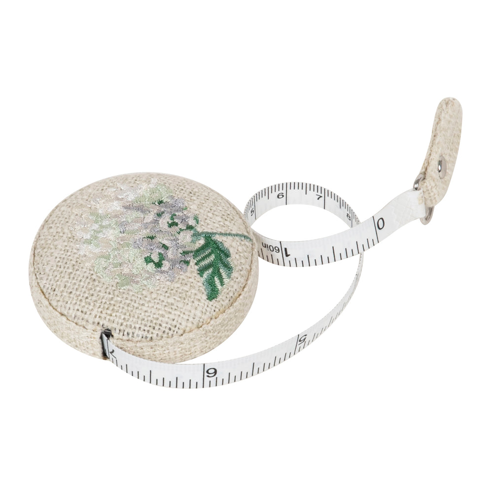 
                      
                        Tape Measure: Embroidered: Hydrangea
                      
                    