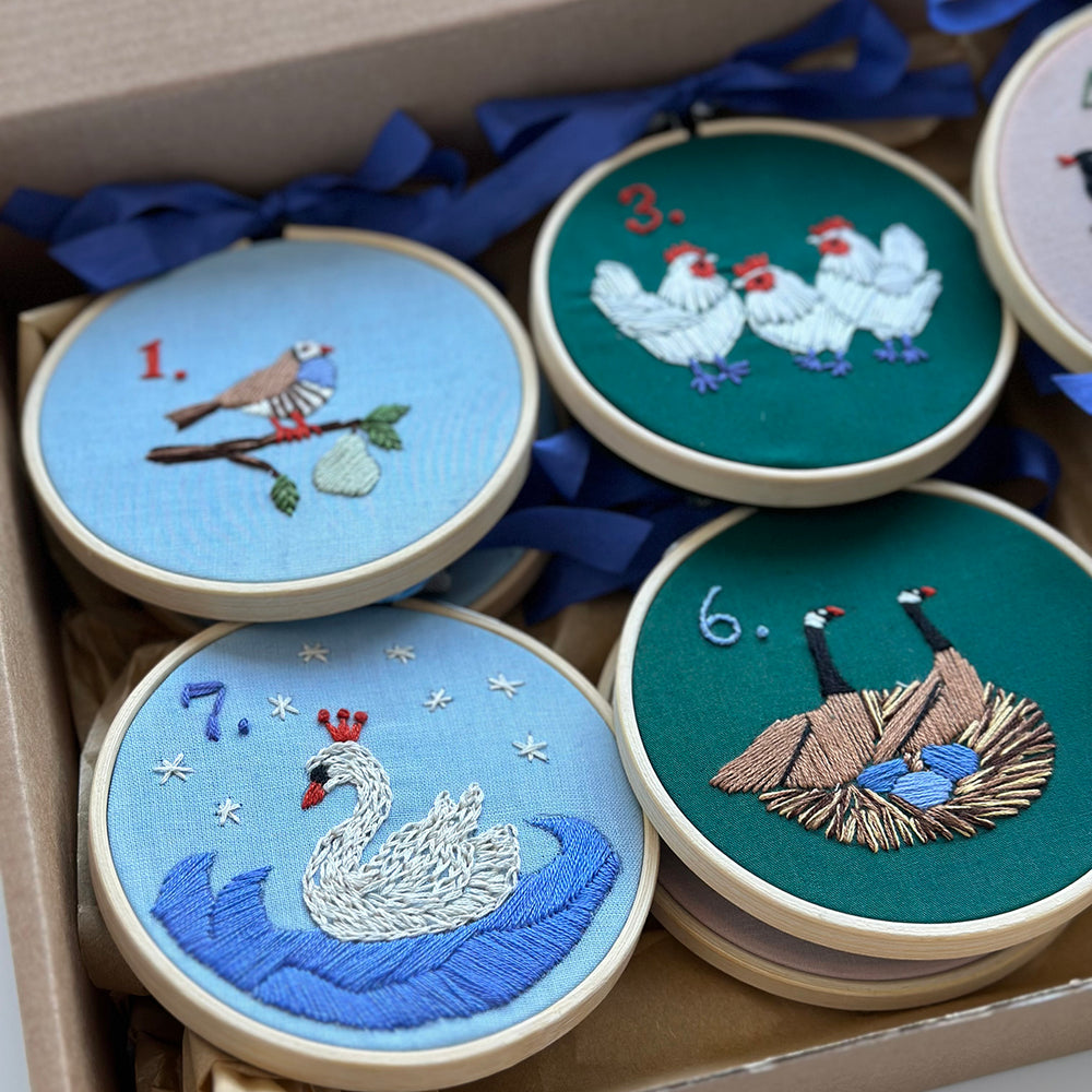 
                      
                        Luxury 12 Days Of Christmas Advent Embroidered Calendar
                      
                    