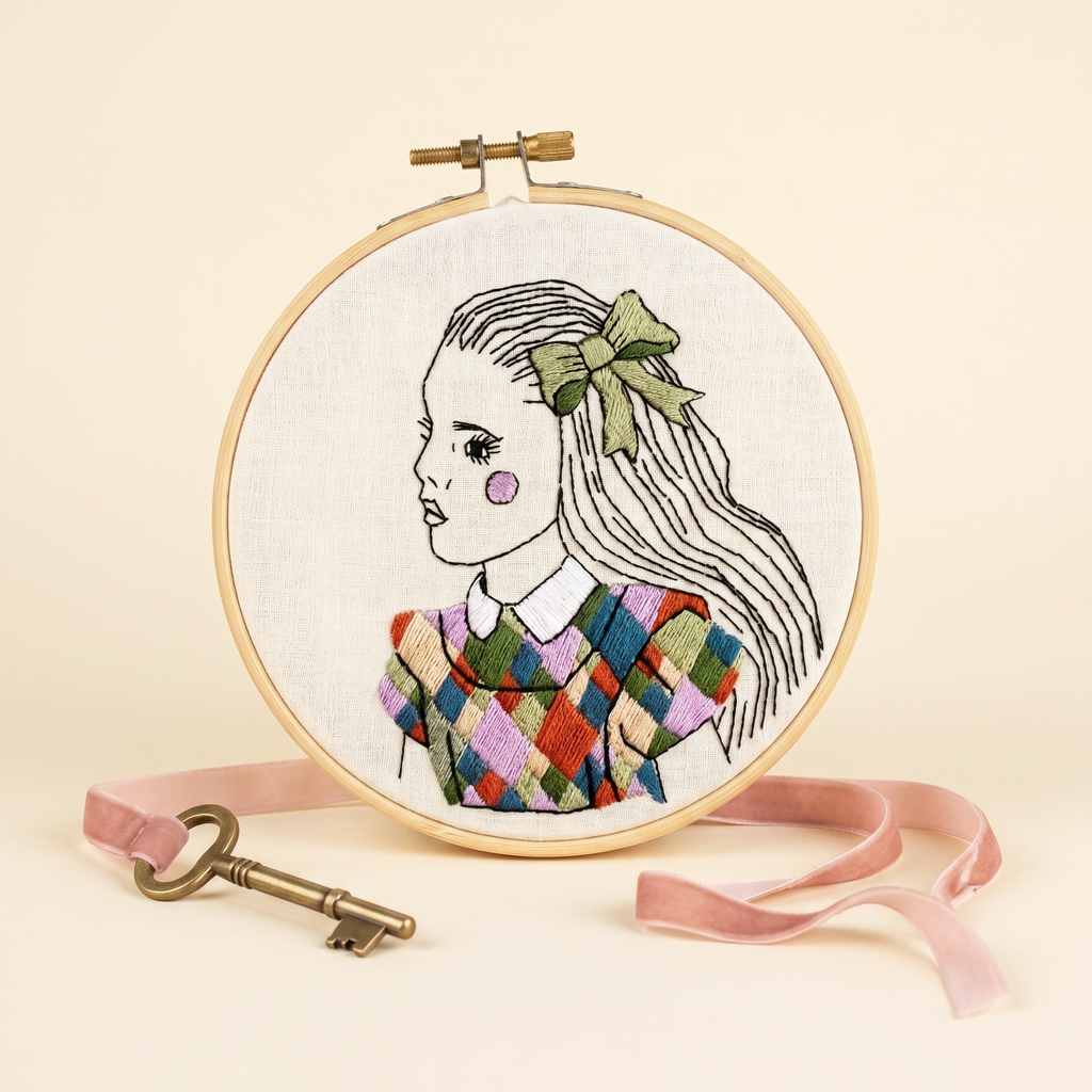 Alice In Wonderland Embroidery - 7 inch hoop