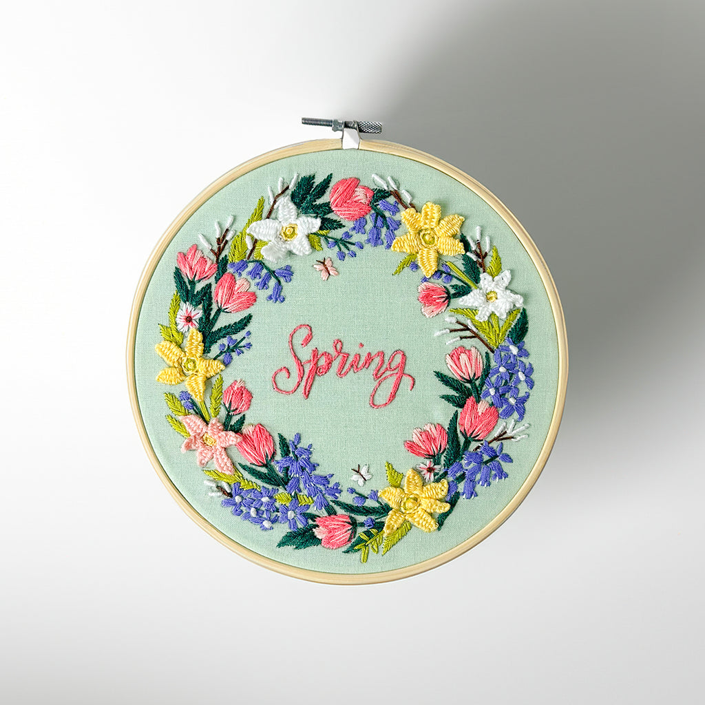 Spring Florals Embroidery - Pre Order