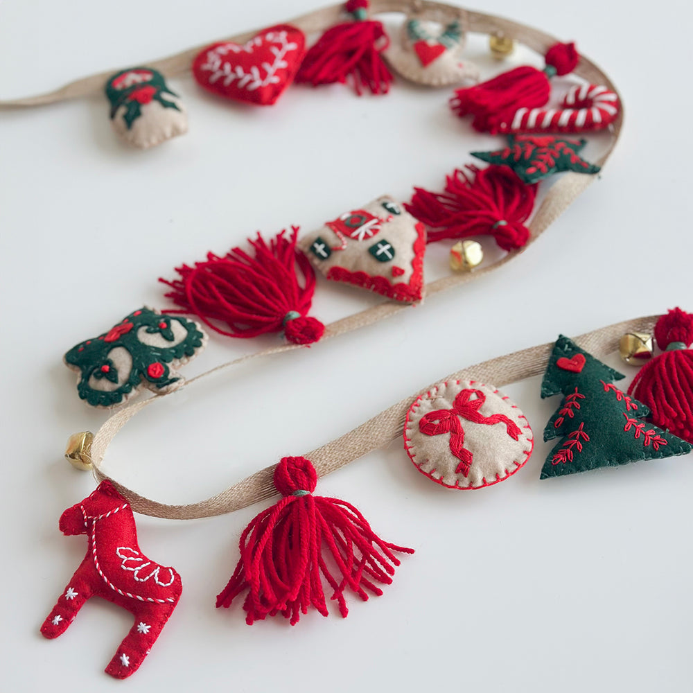 The MakeBox & Co Advent Calendar Garland