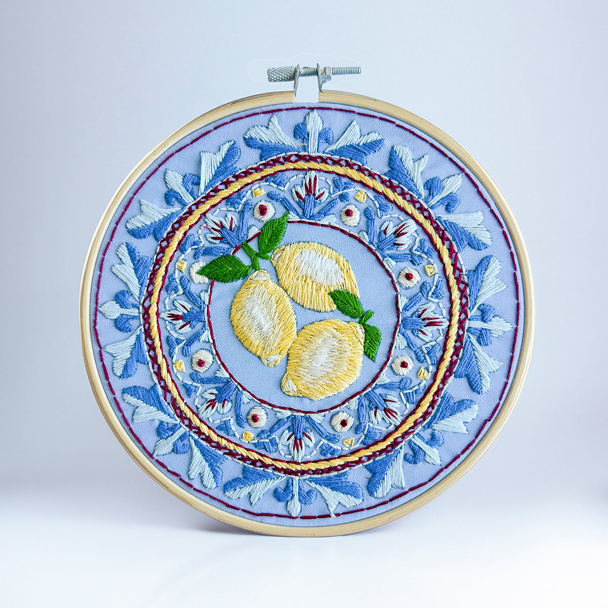 Amalfi Lemon 7" Embroidery Kit