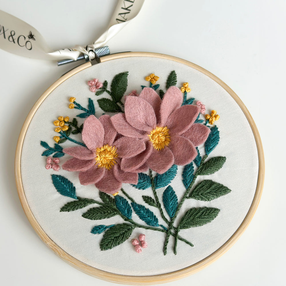 
                      
                        3D Anemone Japonica Embroidery, 6 inch
                      
                    