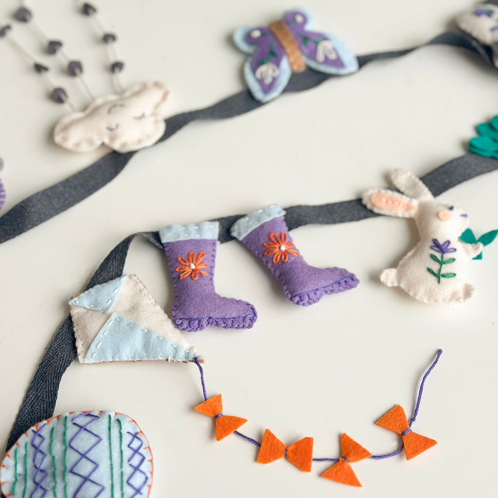 Spring Felt Garland Kit - Pre-Order