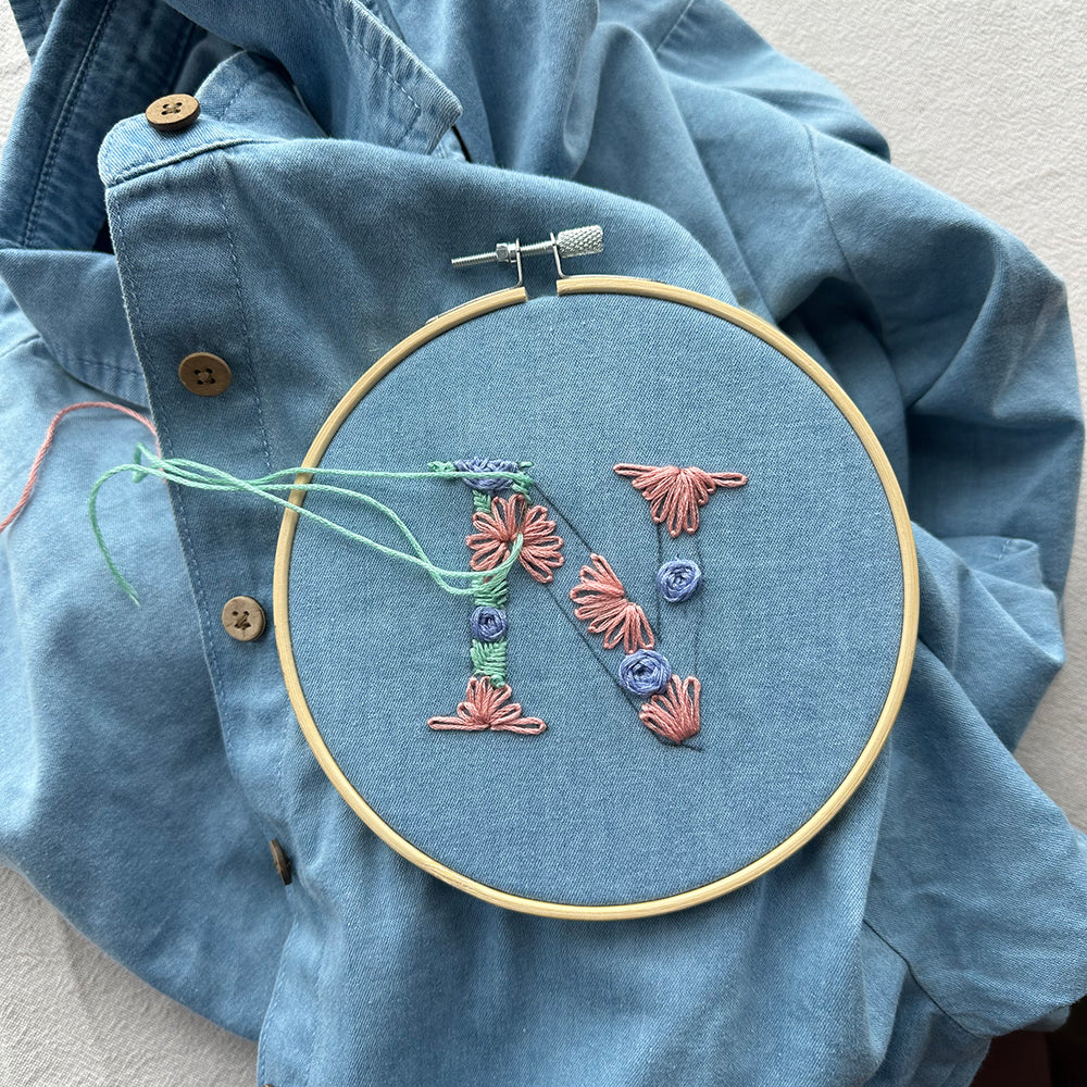 
                      
                        Nobody's Child X MakeBox: Letter Embroidery
                      
                    