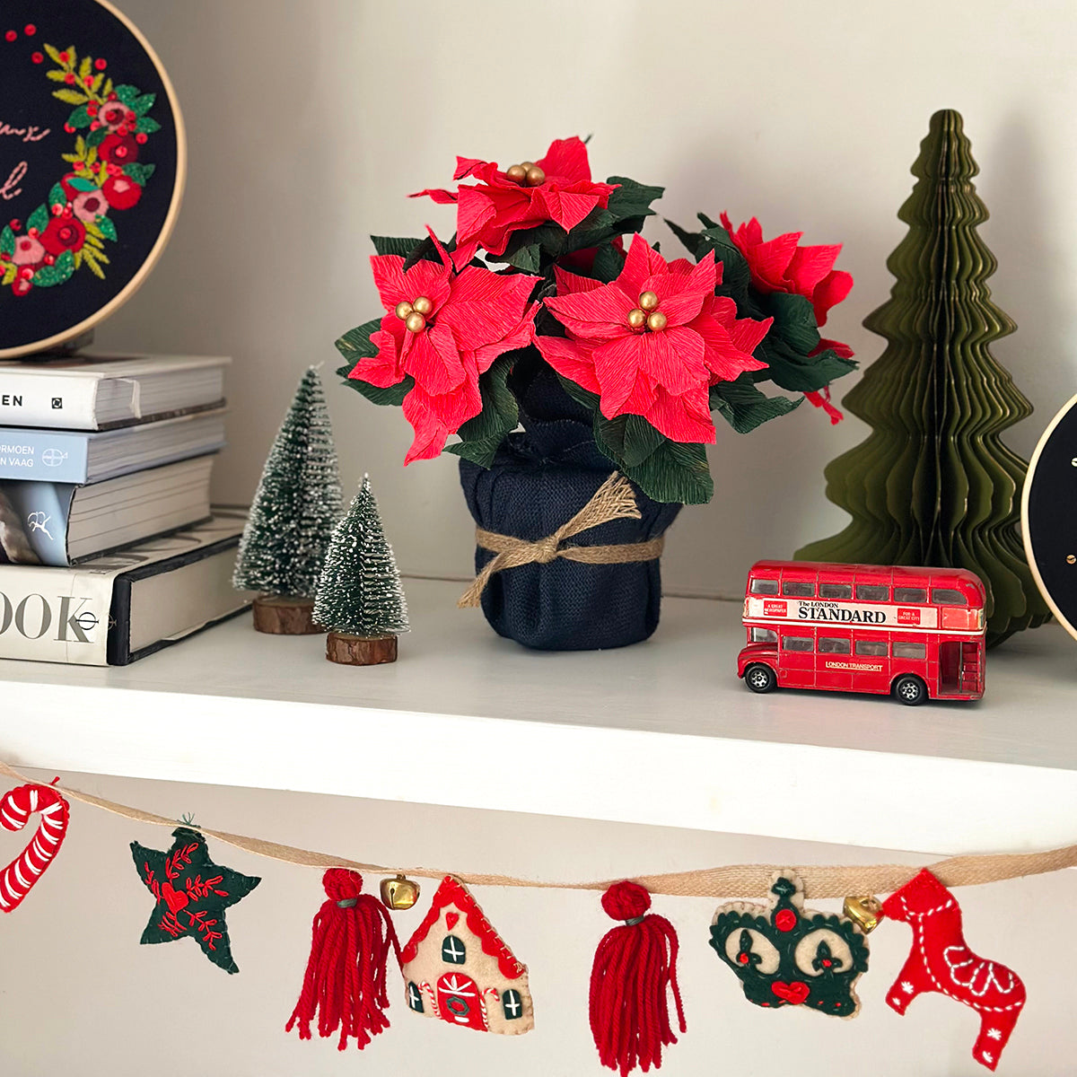 Potted Paper Poinsettia Papercraft Kit – pre-order