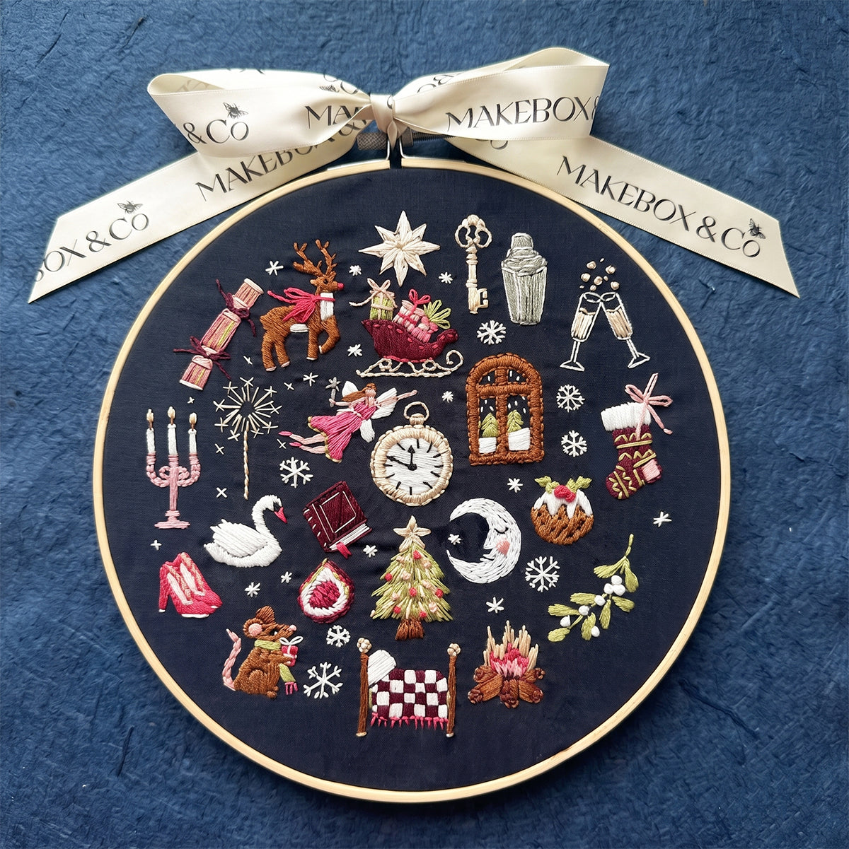 The Night Before Christmas Advent Embroidery, 9-inch