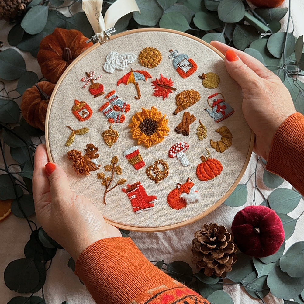 Autumn Stitches Embroidery – MakeBox & Co.