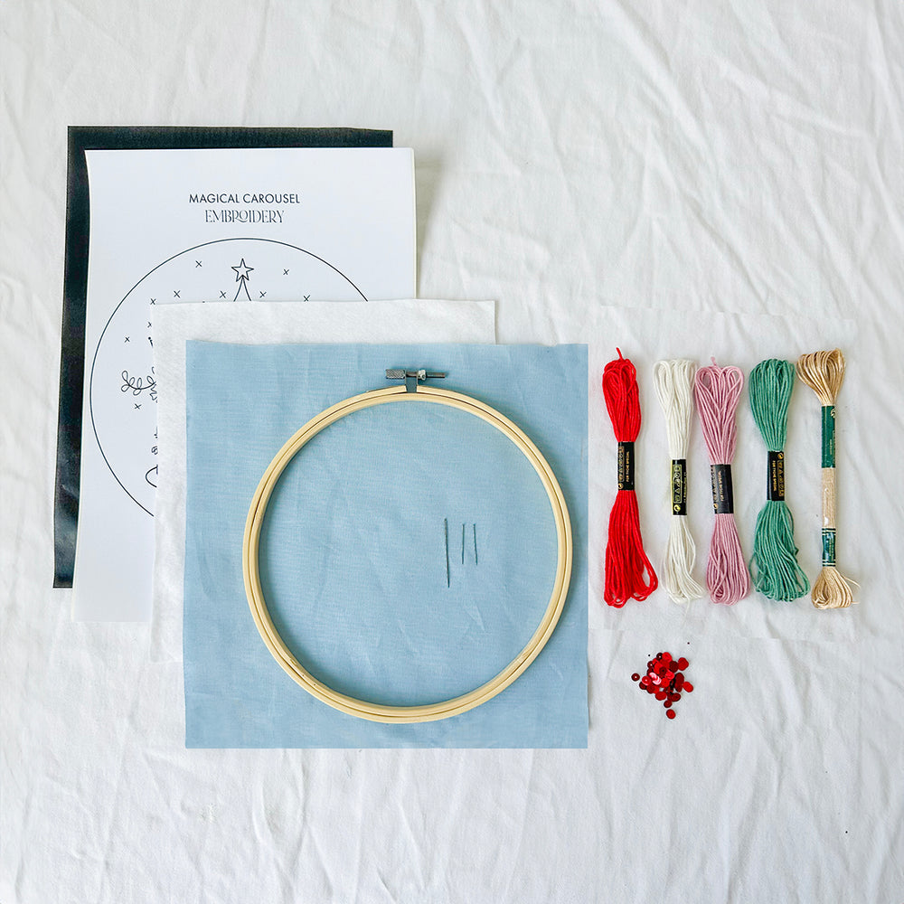
                      
                        The Magical Carousel Embroidery – 8 inch
                      
                    