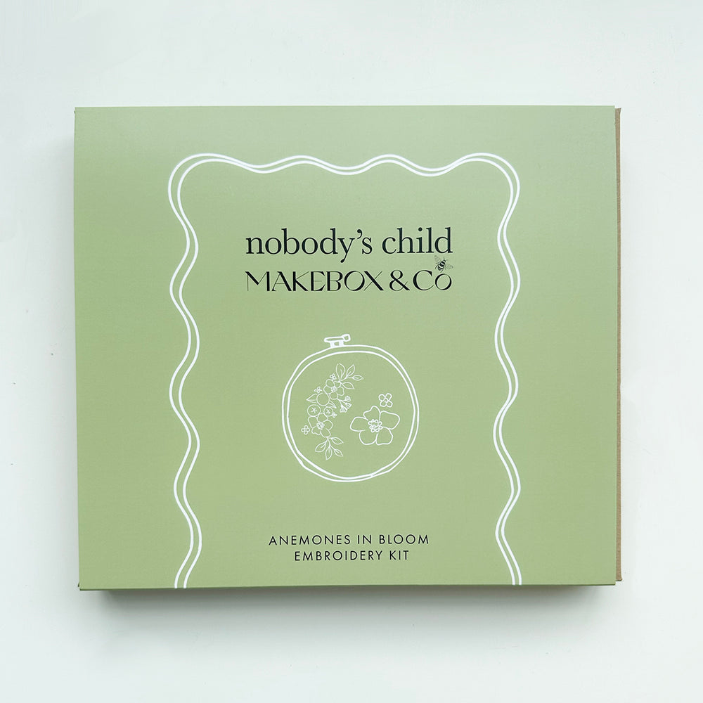 
                      
                        Nobody's Child X MakeBox: Anemones Embroidery
                      
                    