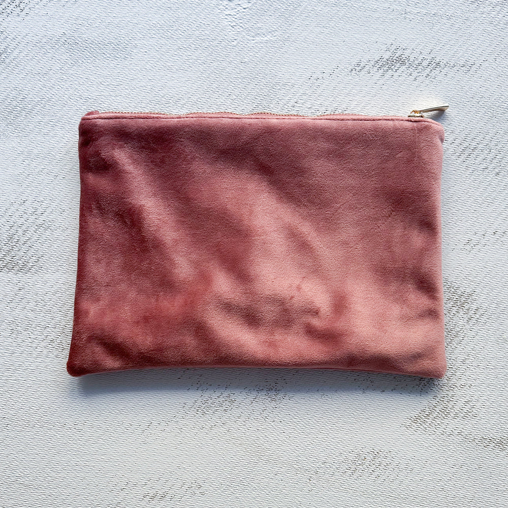 
                      
                        Large Velvet Alphabet Pouch Bag
                      
                    