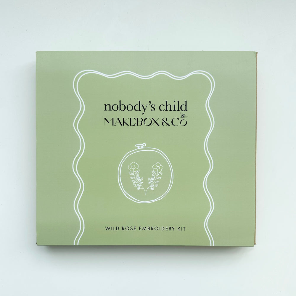 
                      
                        Nobody's Child X MakeBox: Wild Rose Embroidery
                      
                    