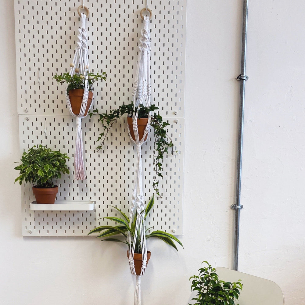 
                      
                        Boho Macramé Plant Holder w/digital instructions - MakeBox & Co.
                      
                    