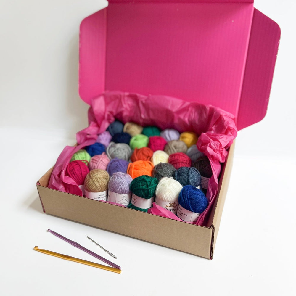 Bumper Box: 30 x 10gm Premium Acrylic Yarns - MakeBox & Co.