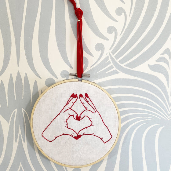 CL - Heart Hands Embroidery - MakeBox & Co.