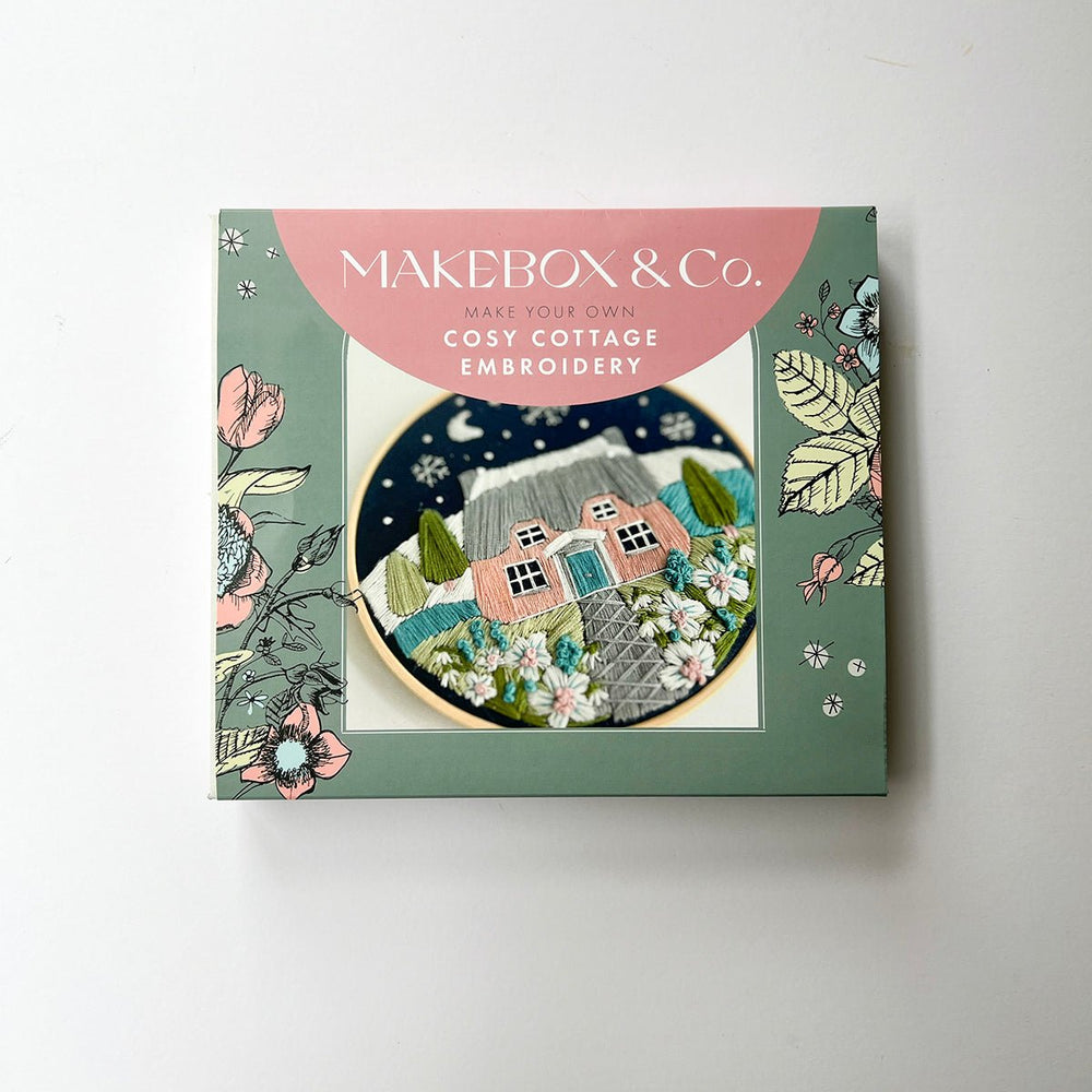
                      
                        Cosy Fairytale Cottage Embroidery - MakeBox & Co.
                      
                    