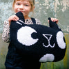 Cross Stitch Kit: Cushion: Eva Mouton: Black Cat - MakeBox & Co.