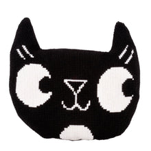  Cross Stitch Kit: Cushion: Eva Mouton: Black Cat - MakeBox & Co.