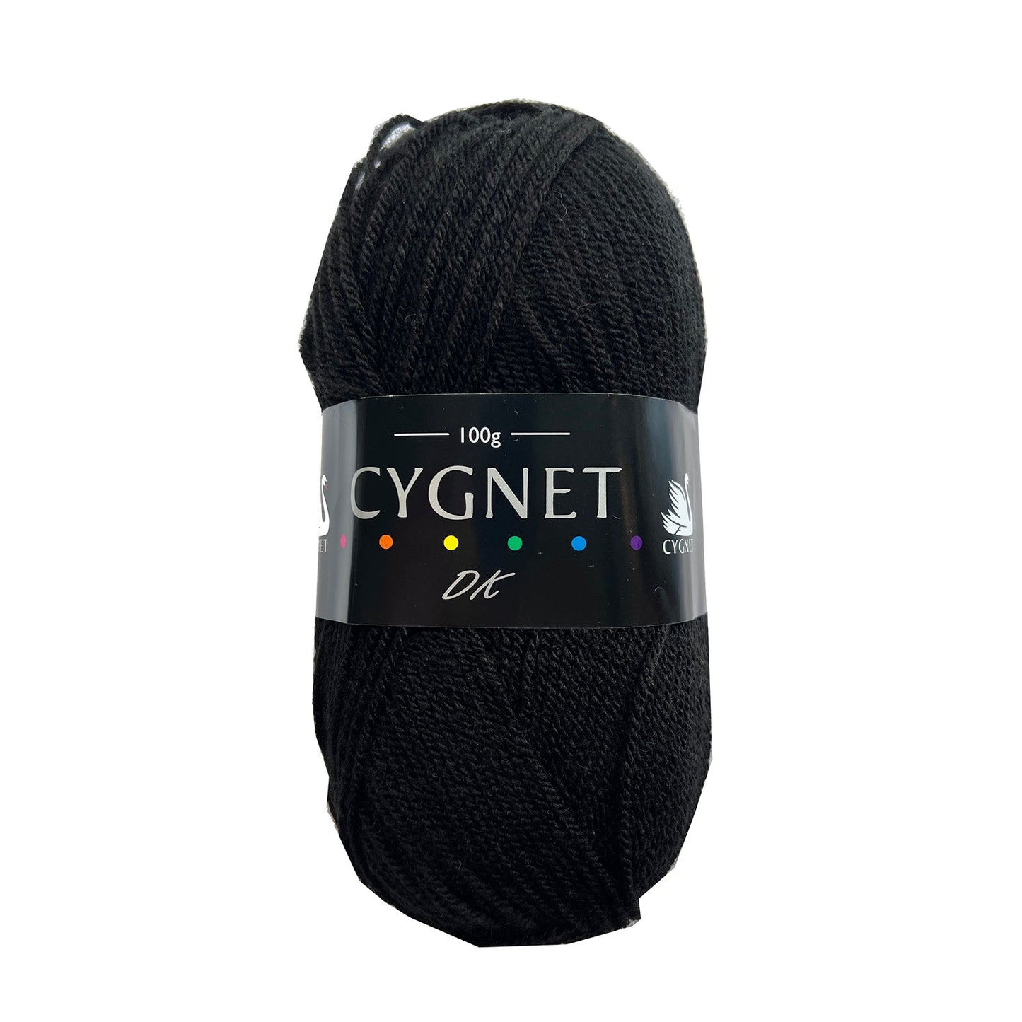 Cygnet DK yarn – 100g Black - MakeBox & Co.