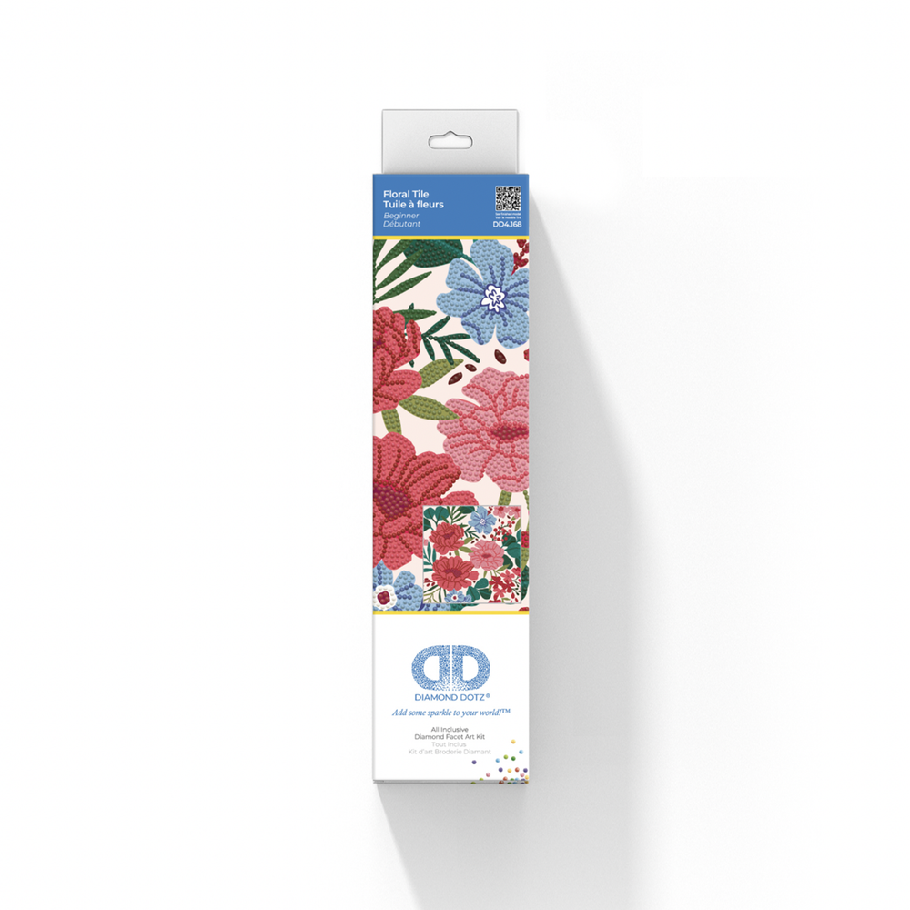 
                      
                        Diamond Dotz® Painting Kit, Floral Tile
                      
                    