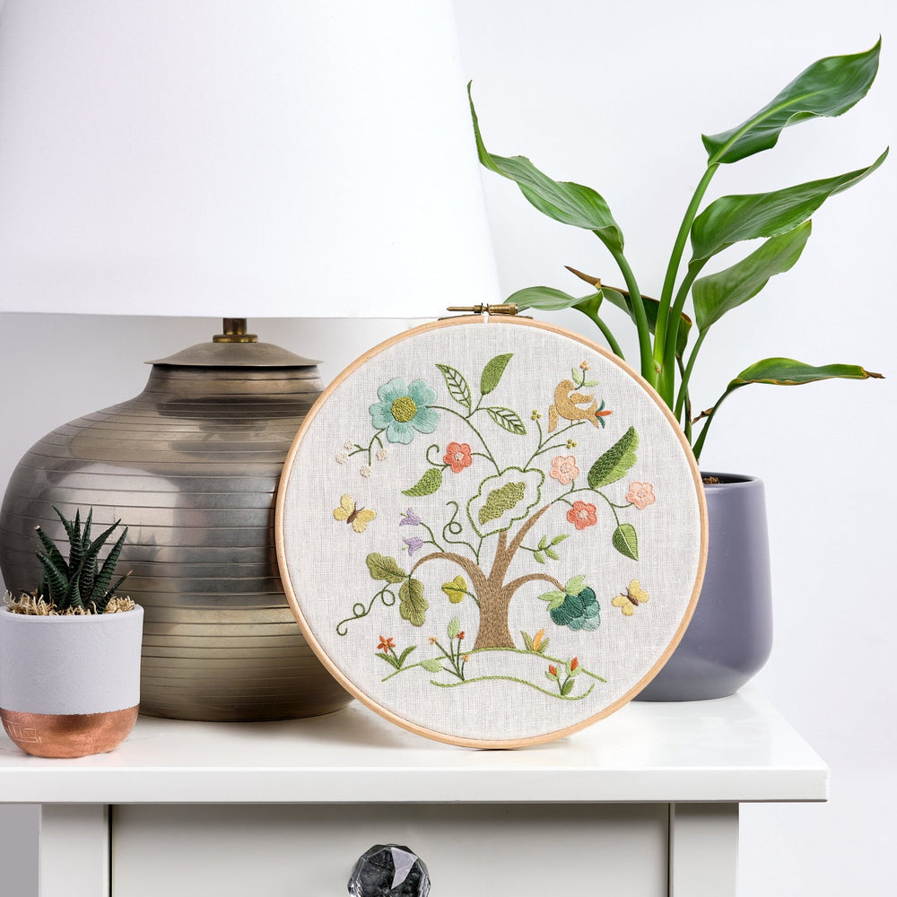 Embroidery Kit: Aurora: Tree of Life - MakeBox & Co.