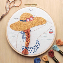  Embroidery Kit with Hoop: Stitch Your Style: Freestyle: Summer Sun - MakeBox & Co.