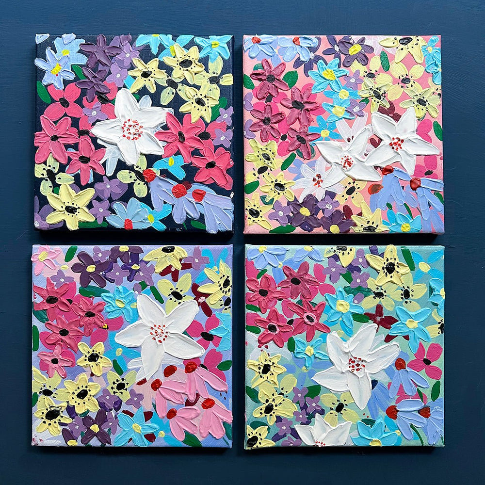 
                      
                        Field of Flowers Impasto Painting - MakeBox & Co.
                      
                    