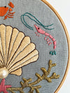 Giant Clam Shell Embroidery w/digital instructions - MakeBox & Co.