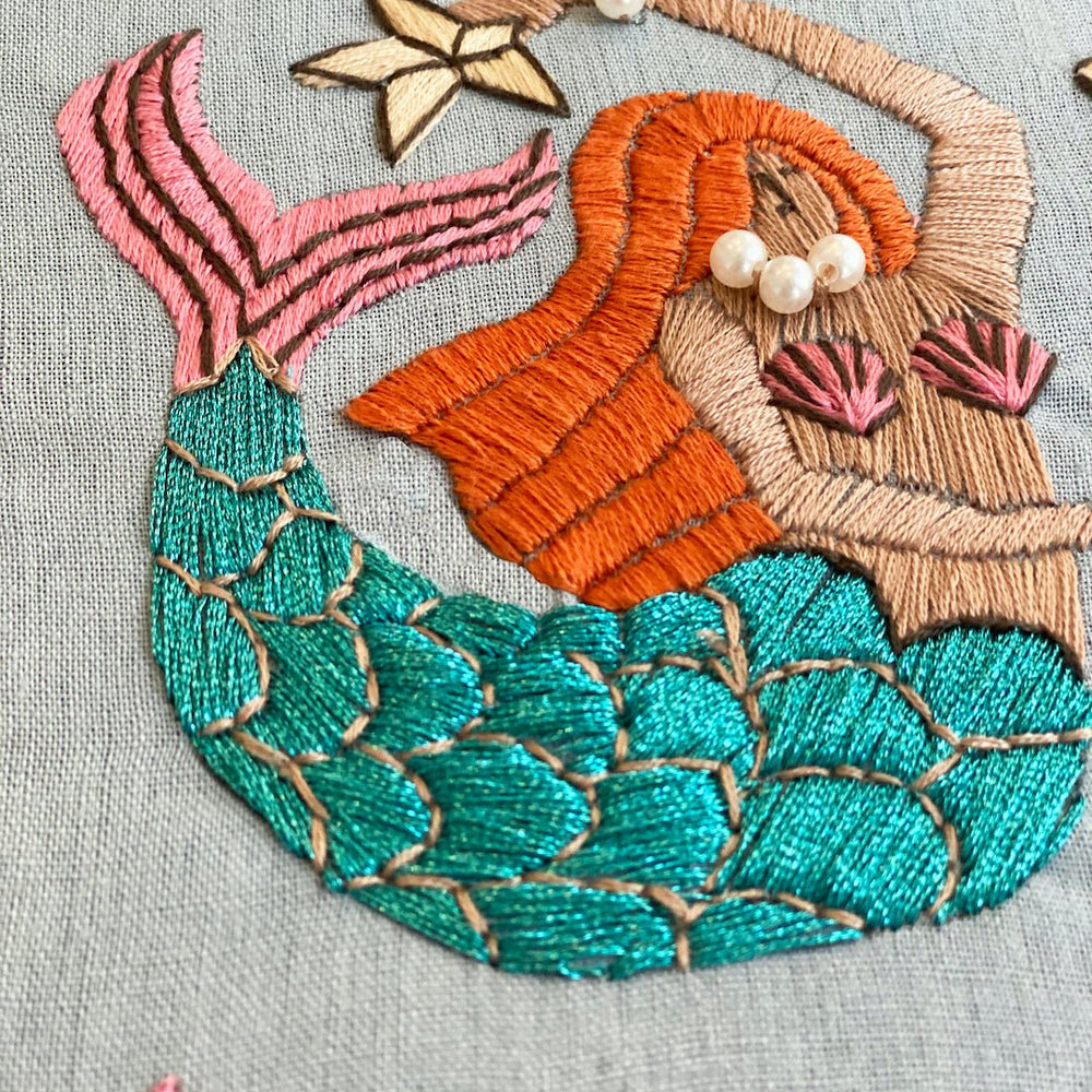 
                      
                        Martha Mermaid Embroidery w/digital instructions - MakeBox & Co.
                      
                    