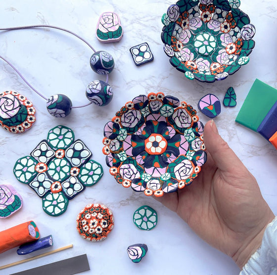 Millefiori Polymer Clay Kit - MakeBox & Co.