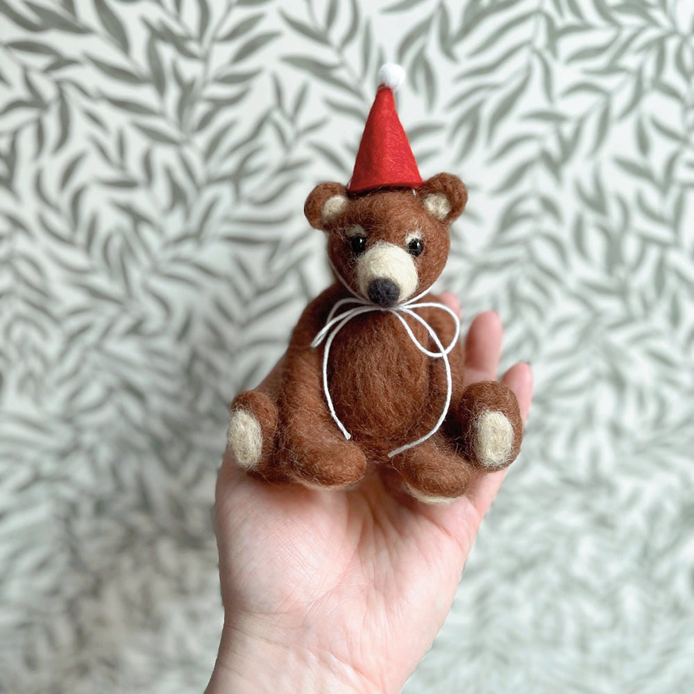 Needle Felted Bear - MakeBox & Co.