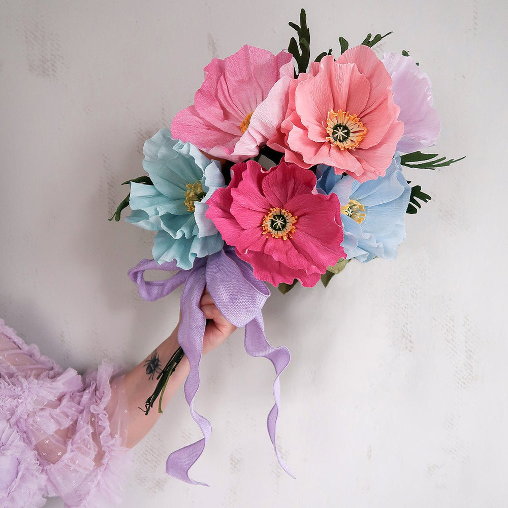 
                      
                        Paper Flowers: Giant Rainbow Icelandic Poppies - MakeBox & Co.
                      
                    