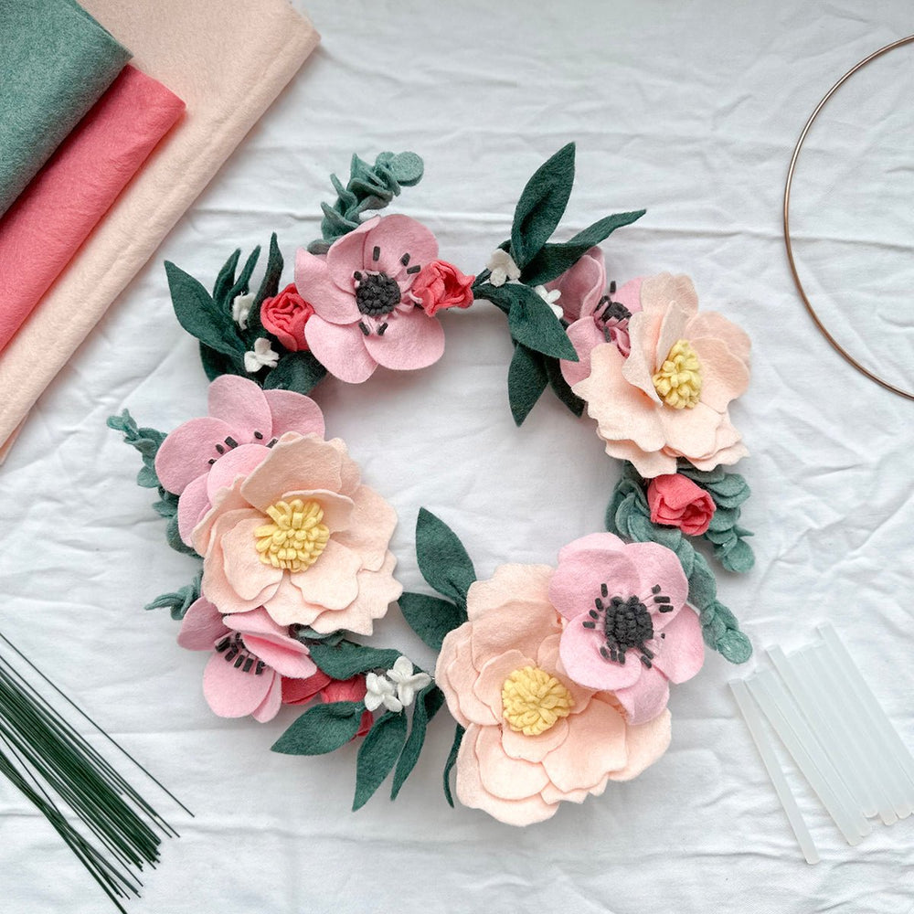 
                      
                        Pretty in Pink Wreath - MakeBox & Co.
                      
                    