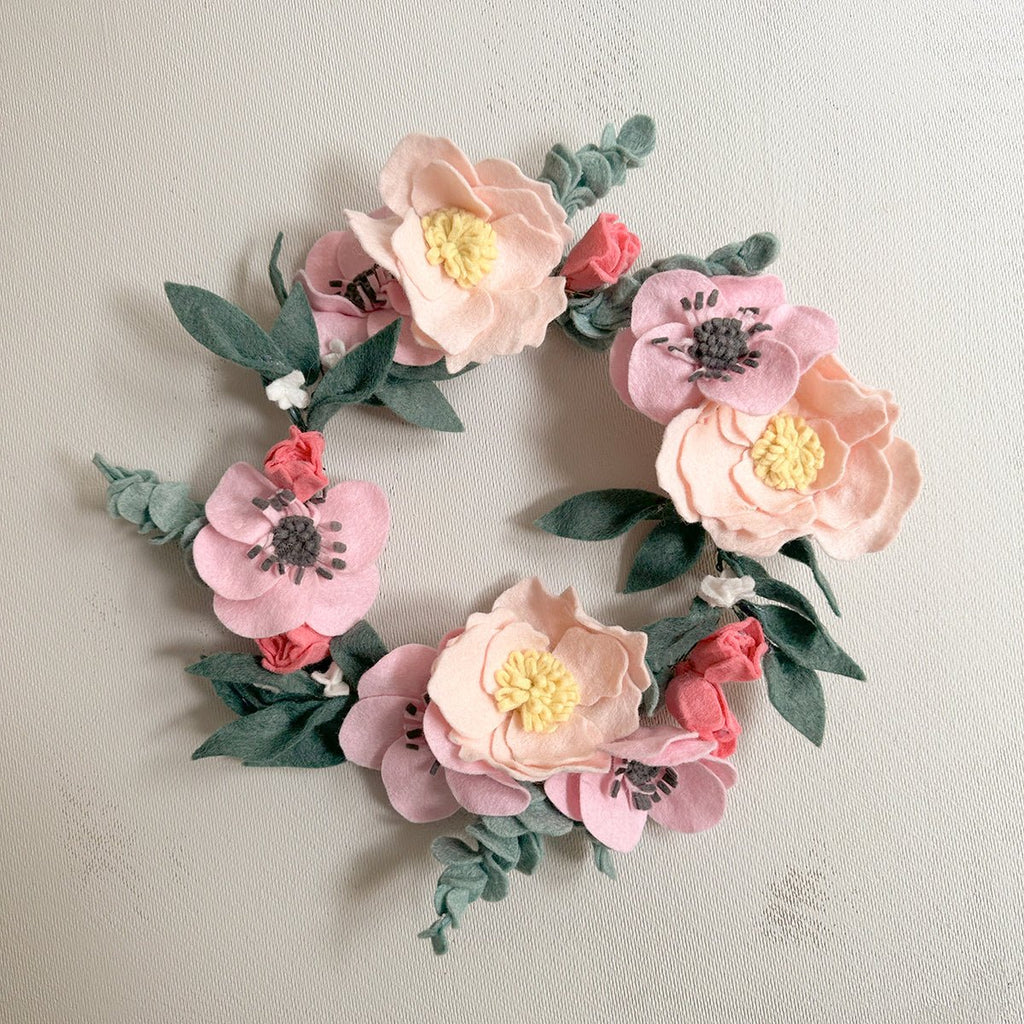 Pretty in Pink Wreath - MakeBox & Co.