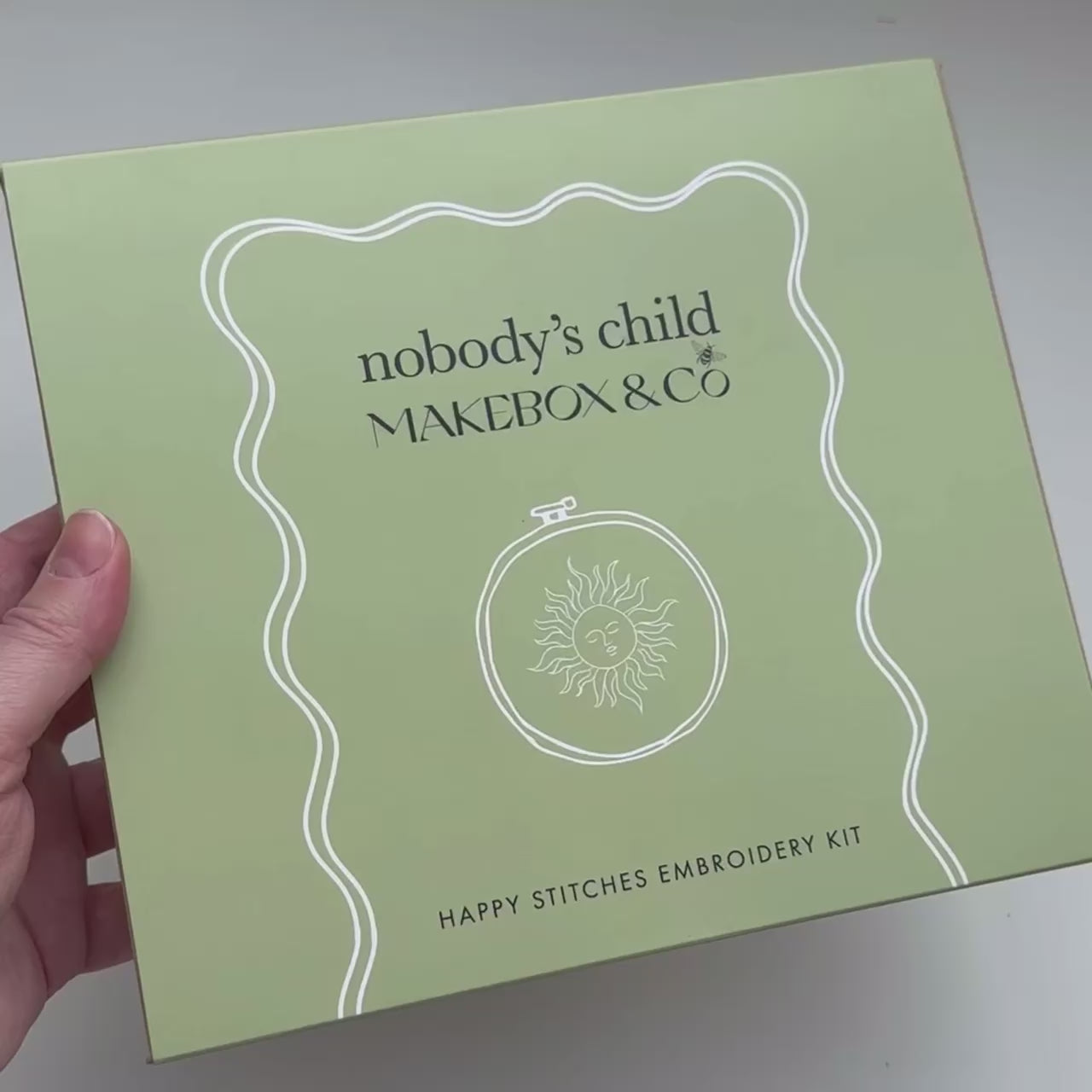 Nobody's Child X MakeBox: Happy Stitches Embroidery